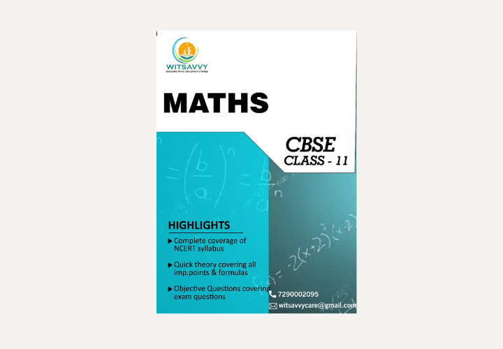 CLASS 11  MATH GROUP Study Material (2024 Edition)